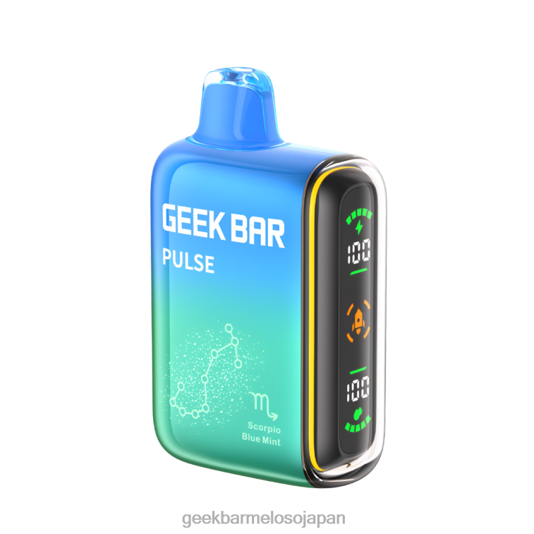 8RFPL60 Geek Bar Pulse 15,000 個の使い捨て電子タバコ 蠍座ブルーミント | Geek Bar store