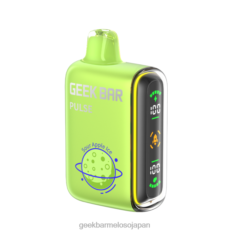 8RFPL61 Geek Bar Pulse 15,000 個の使い捨て電子タバコ 酸っぱいリンゴの氷 | Geek Bar 日本