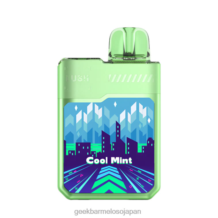 8RFPL73 Geek Bar デジフレーバー ラッシュ 使い捨てベイプ クールミント | geek vape アトマイザー