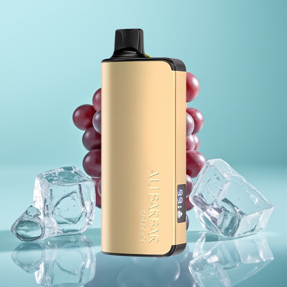 Alibarbar Ingot 9000 Puffs ディスポーザブルベイプ グレープアイス 22ml/2350mAh/9000Puffs/1.2Ohm
