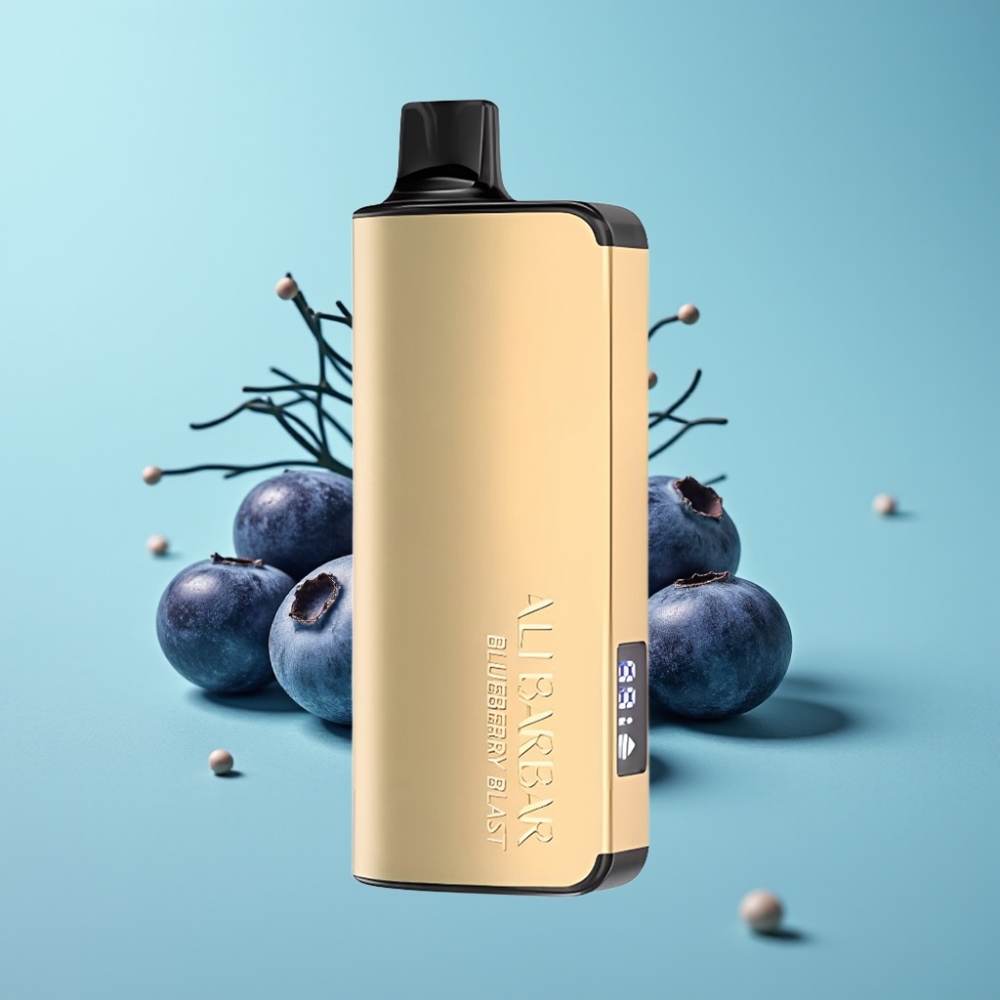 Alibarbar Ingot 9000 Puffs ブルーベリーブラスト 22ml 2350mAh 9000パフ 1.2Ω