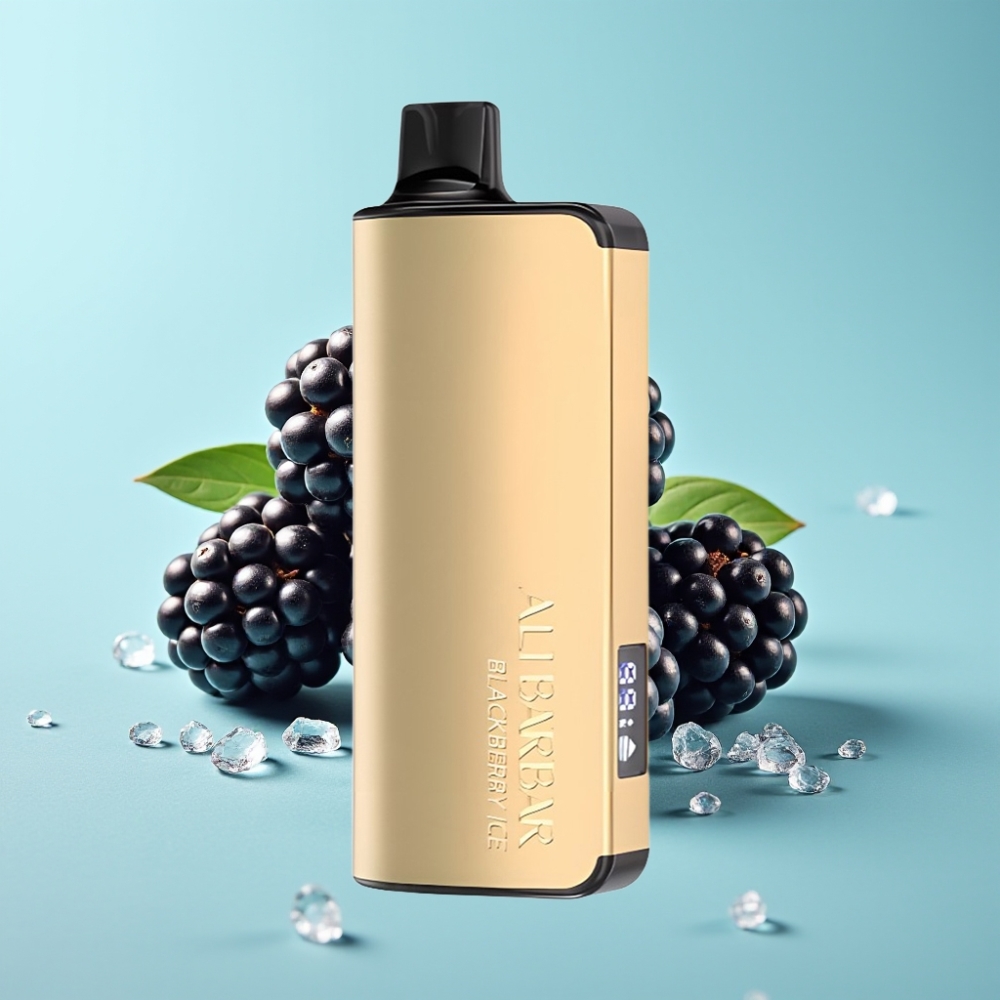 Alibarbar Ingot 9000 Puffs ブラックベリーアイス 22ml 2350mAh 9000 puff