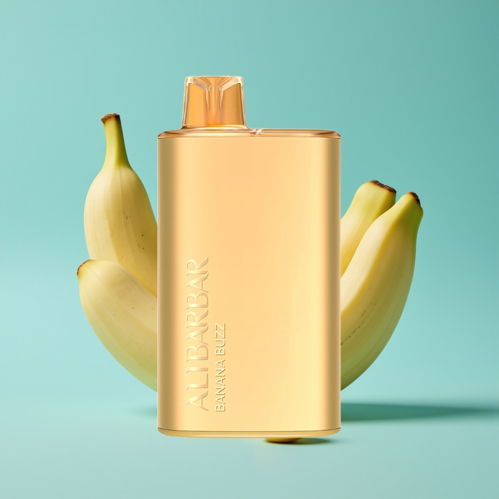 Alibarbar Rich 8000 バナナバズ 使い捨てベイプ 20ml/8000回/2000mAh
