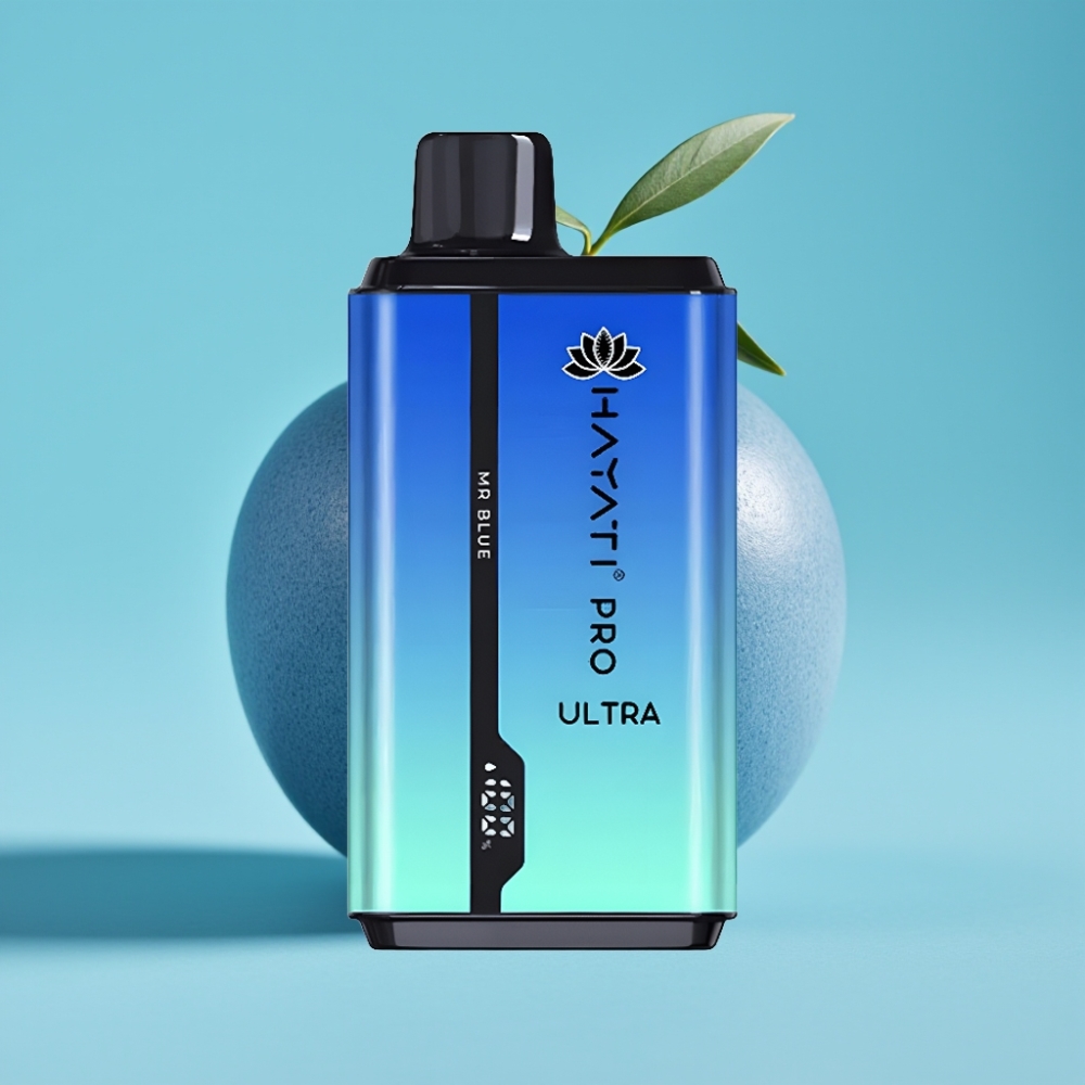 Hayati Pro Ultra 15000パフス ミスターブルー 850mAh 2×12ml 2% vape shop online Japan