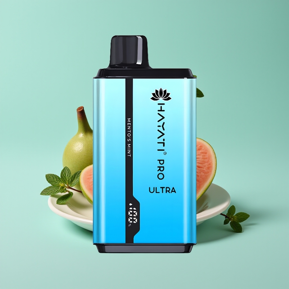 Hayati Pro Ultra 15000パフス メントミント 850mAh 2×12ml 2% vape shop online Japan