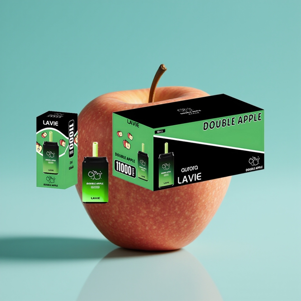 LAVIE Aurora 11000パフ ダブルアップル 22ML/650mAh/Type C vape shop online Japan