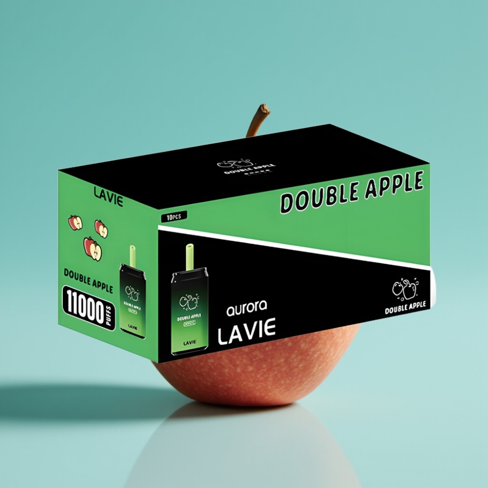 LAVIE Aurora 11000パフ ダブルアップル 22ML/650mAh/Type C vape shop online Japan