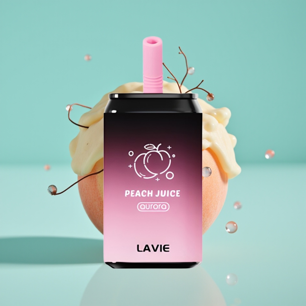 LAVIE Aurora 11000パフス ピーチジュース 22ML/650mAh/Type C vape shop online Japan