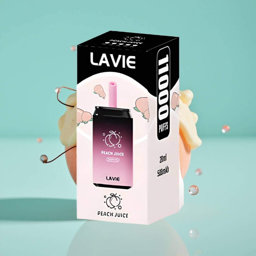LAVIE Aurora 11000パフス ピーチジュース 22ML/650mAh/Type C vape shop online Japan