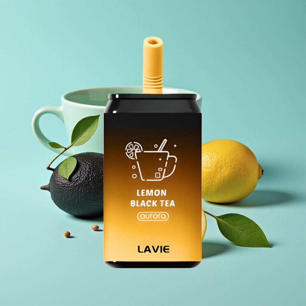 LAVIE Aurora 11000 Puffs レモンブラックティー 22ML/650mAh/Type C