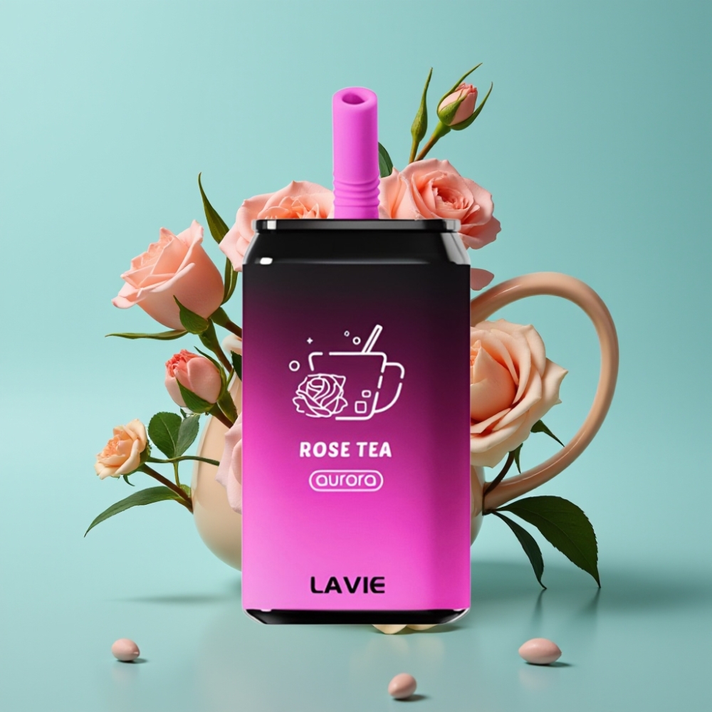 LAVIE Aurora 11000 Puffs ローズティー 650mAh 22ML vape shop online Japan