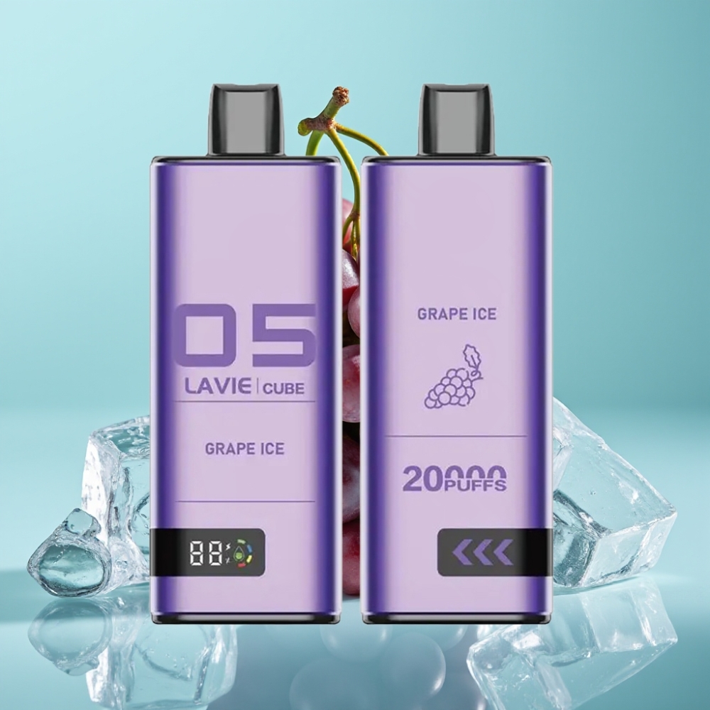 Lavie Cube 20000 Puffs 使い捨てベイプ グレープアイス 28ML/600mAh vape shop online Japan
