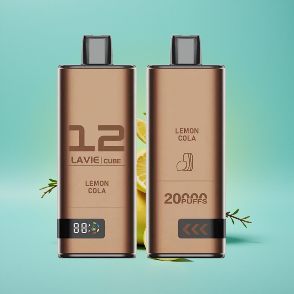 Lavie Cube 20000 Puffs 使い捨てベイプ レモンコーラ 28mL 5% vape shop online Japan