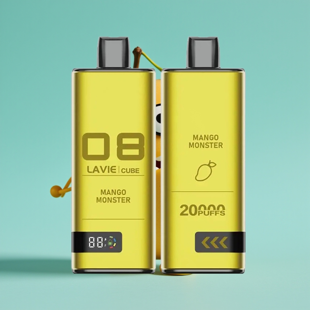 Lavie Cube 20000 Puffs ディスポーザブルベイプ マンゴーモンスター 28ml 5% 600mAh