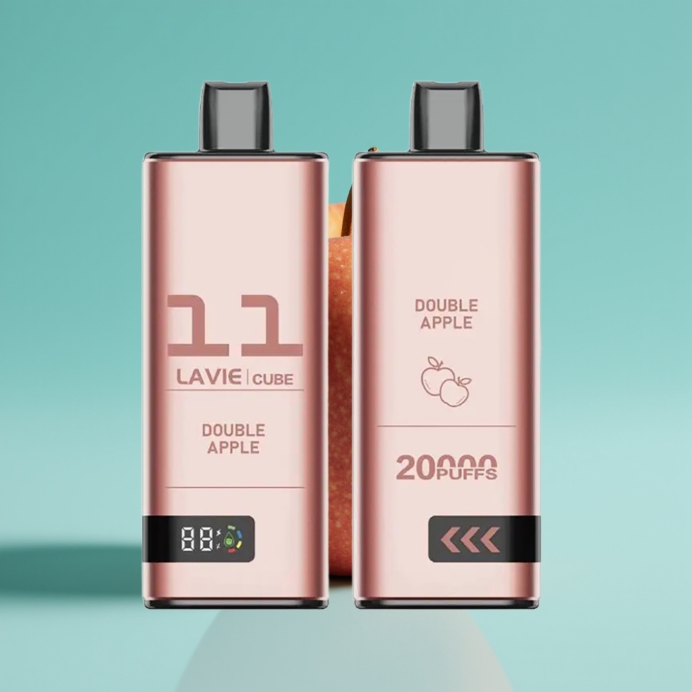 Lavie Cube 20000 Puffs 使い捨てベイプ ダブルアップル 28ml/600mAh/Type C