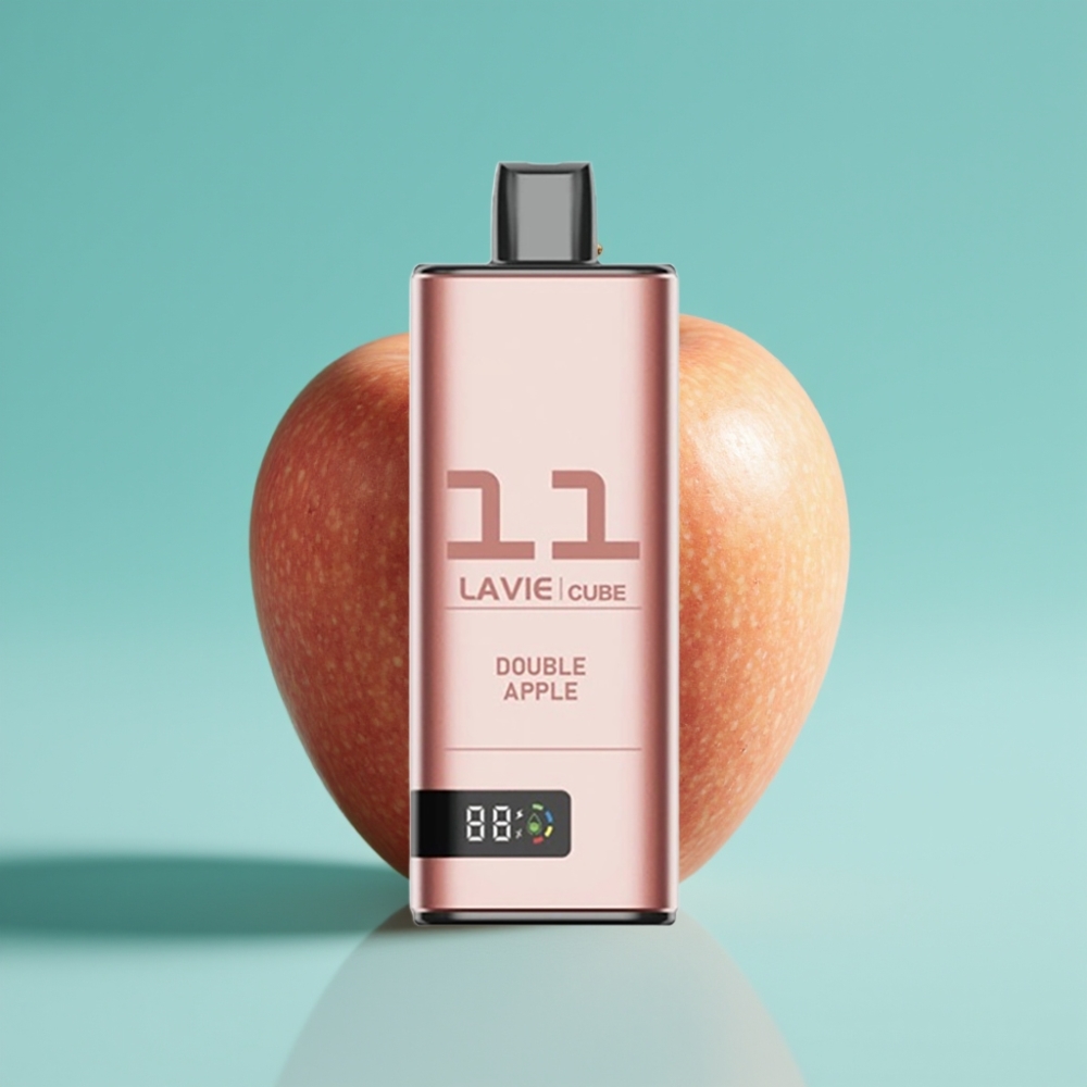 Lavie Cube 20000 Puffs 使い捨てベイプ ダブルアップル 28ml/600mAh/Type C