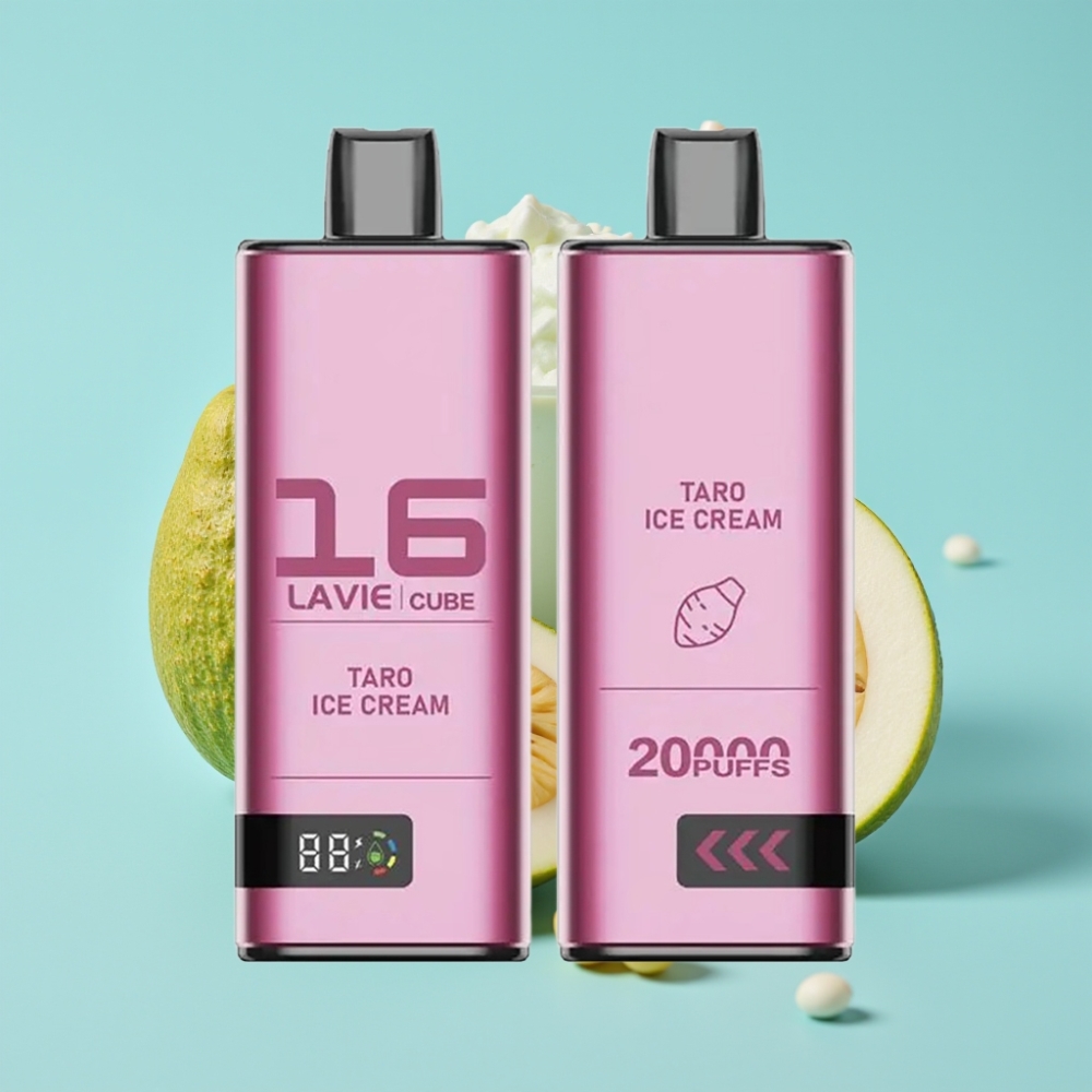 Lavie Cube 20000 Puffs 使い捨てベイプ タロアイスクリーム 28ml/600mAh/Type C