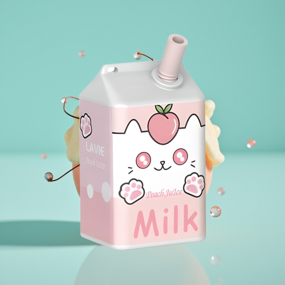 LAVIE Milk 7000 ピーチジュース 16ML/600mAh/Type C充電 vape shop online Japan