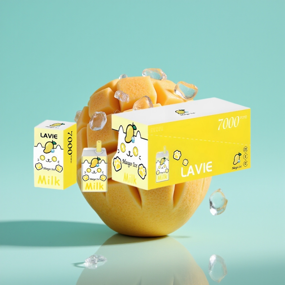 LAVIE Milk 7000 Puffs マンゴーアイス 16ML 5% 600mAh vape shop online Japan