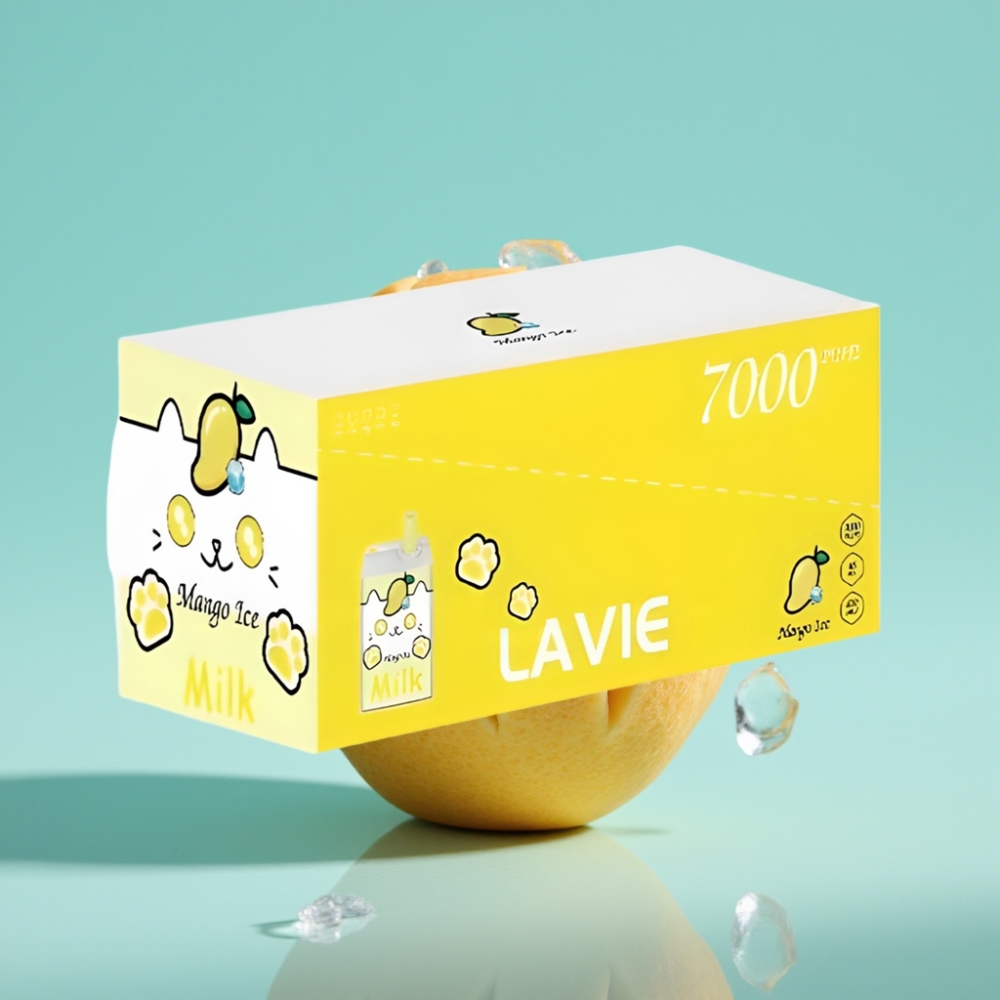 LAVIE Milk 7000 Puffs マンゴーアイス 16ML 5% 600mAh vape shop online Japan