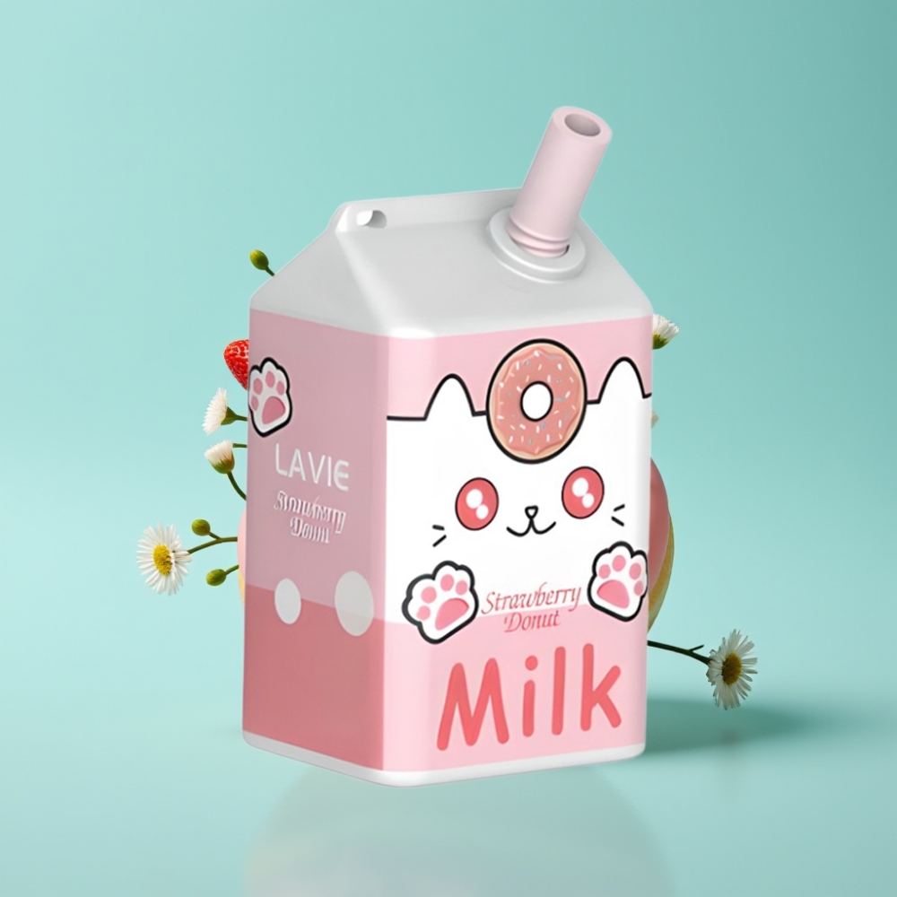 LAVIE Milk 7000 Puffs ストロベリードーナツ 16ML 600mAh Type C