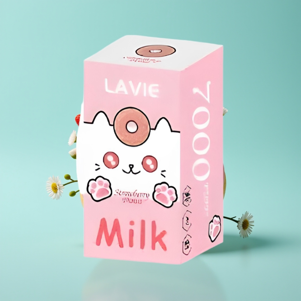 LAVIE Milk 7000 Puffs ストロベリードーナツ 16ML 600mAh Type C