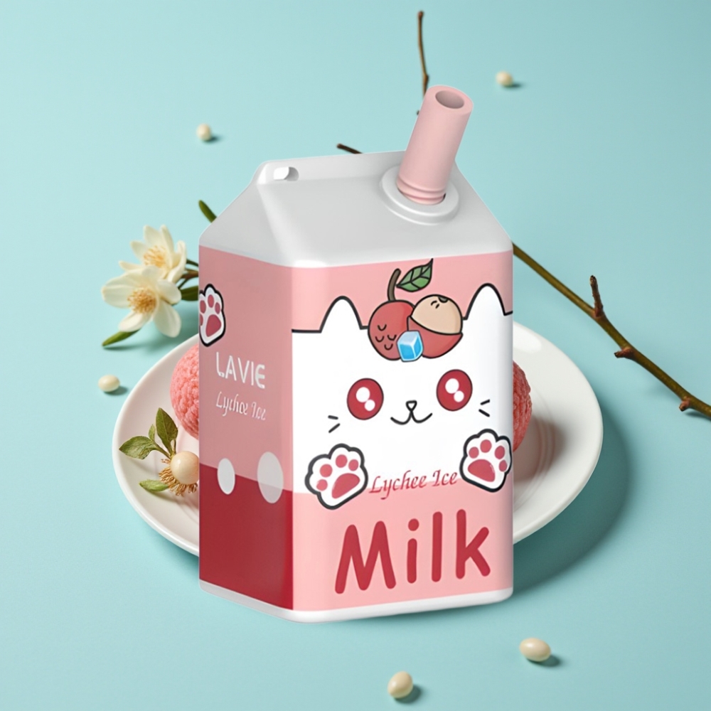 LAVIE Milk 7000 Puffs リチアイス 16ML/600mAh/Type C充電 vape shop online Japan