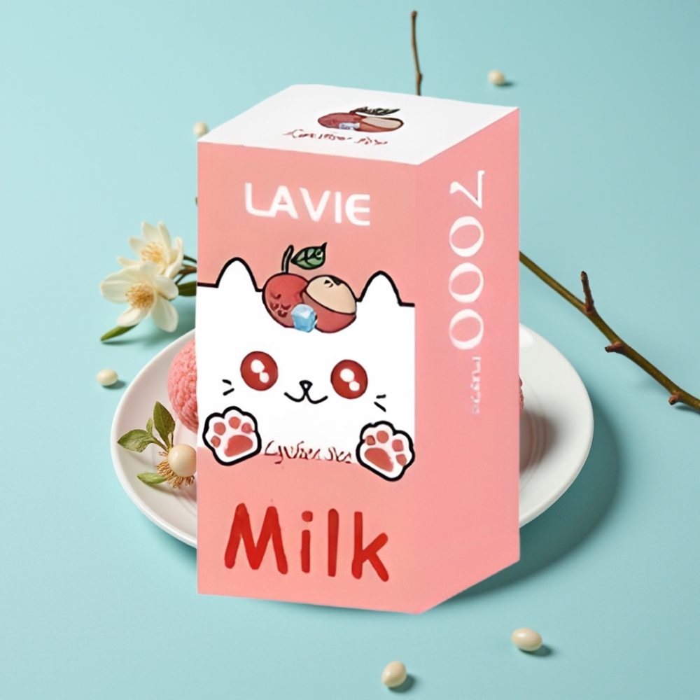 LAVIE Milk 7000 Puffs リチアイス 16ML/600mAh/Type C充電 vape shop online Japan