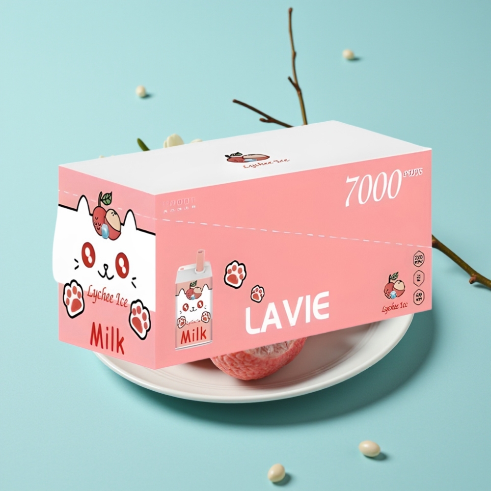 LAVIE Milk 7000 Puffs リチアイス 16ML/600mAh/Type C充電 vape shop online Japan