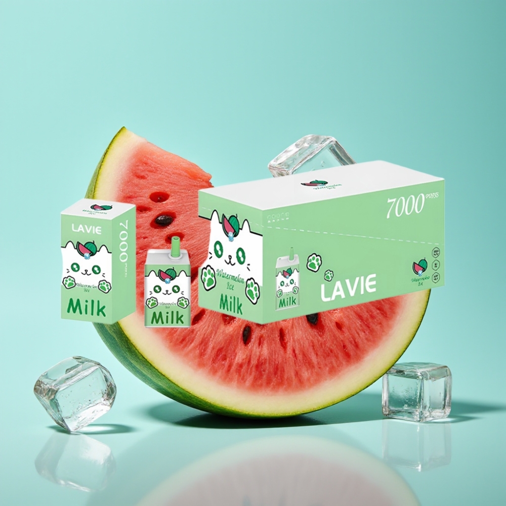 LAVIE Milk 7000 Puffs スイカアイス 16ML/600mAh/Type C vape shop online Japan