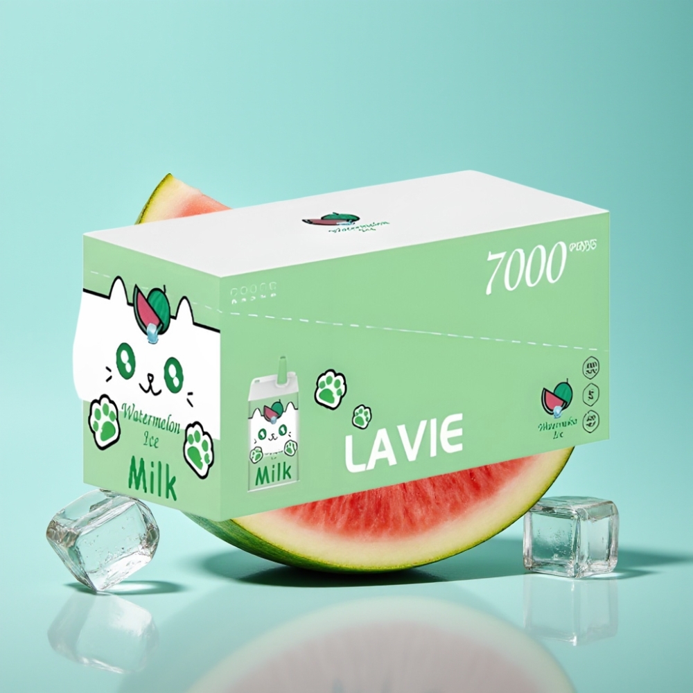 LAVIE Milk 7000 Puffs スイカアイス 16ML/600mAh/Type C vape shop online Japan
