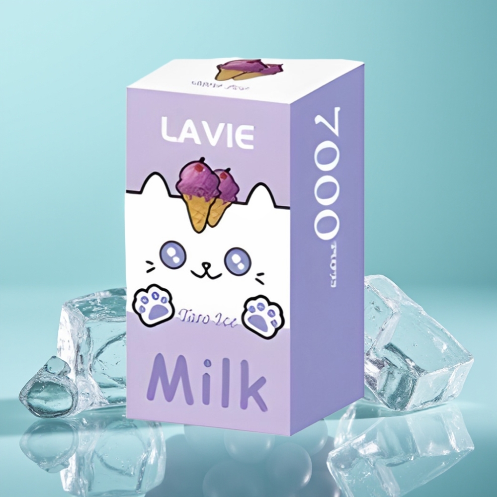 LAVIE Milk 7000 Puffs グレープアイス 16ML/600mAh/Type C vape shop online Japan