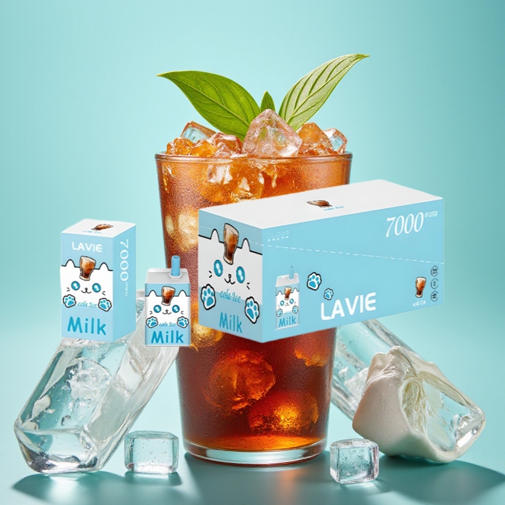 LAVIE Milk 7000 Puffs コーラアイス 16ML/600mAh/Type C vape shop online Japan