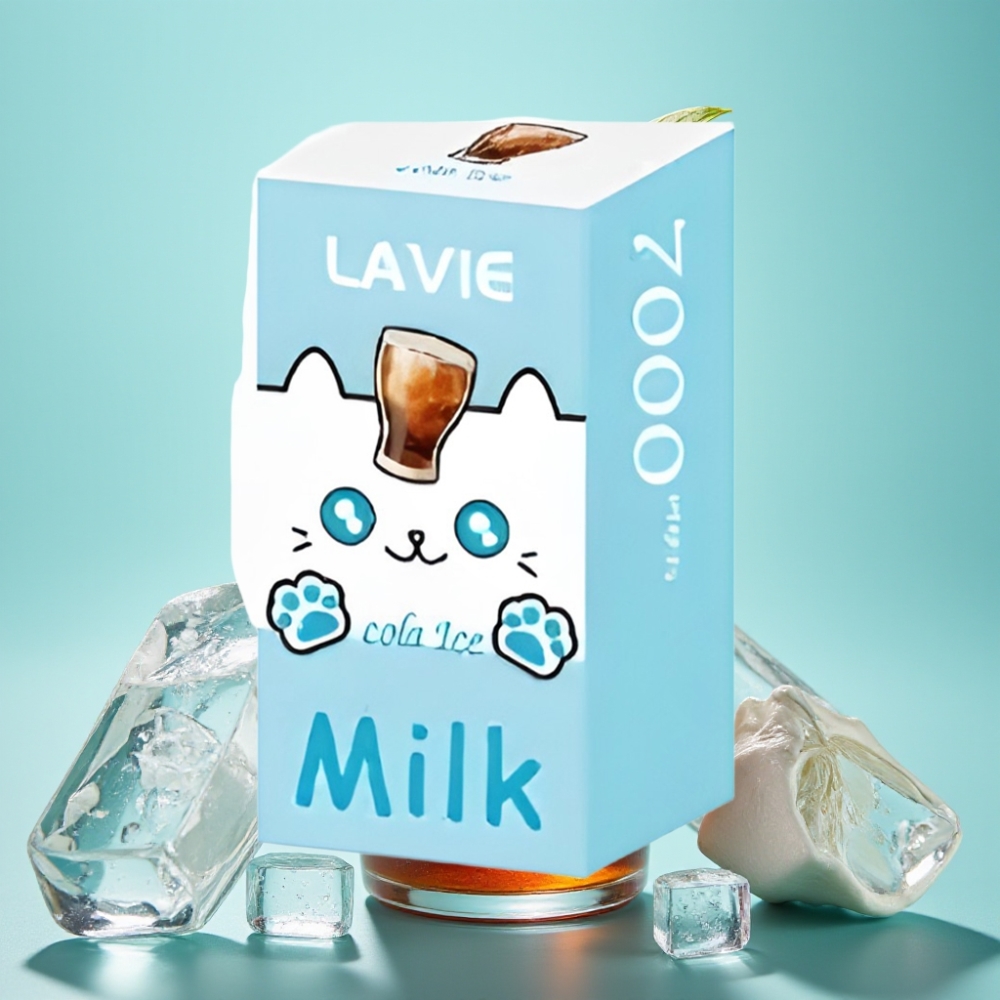 LAVIE Milk 7000 Puffs コーラアイス 16ML/600mAh/Type C vape shop online Japan