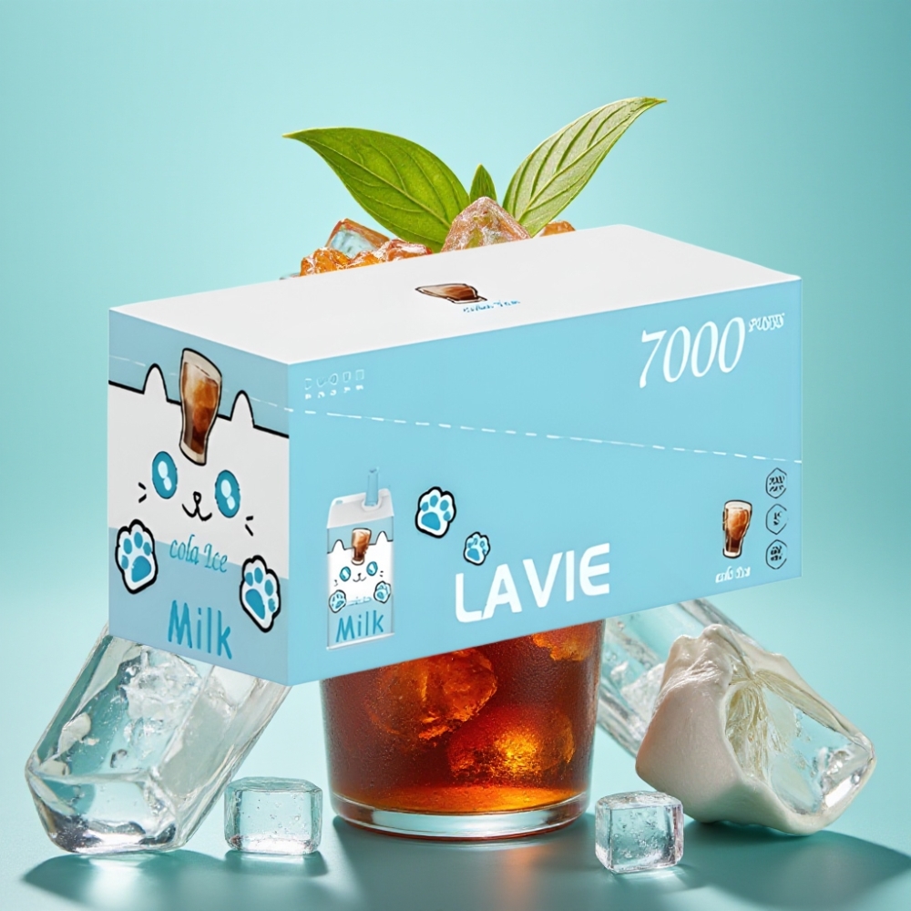 LAVIE Milk 7000 Puffs コーラアイス 16ML/600mAh/Type C vape shop online Japan