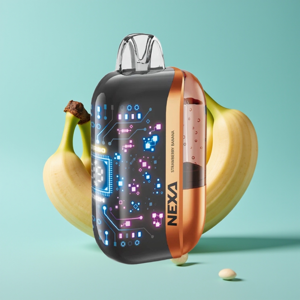 NEXA Ultra 50K 使い捨てベイプ ストロベリーバナナ 20ml/800mAh/5%/0.9ohm