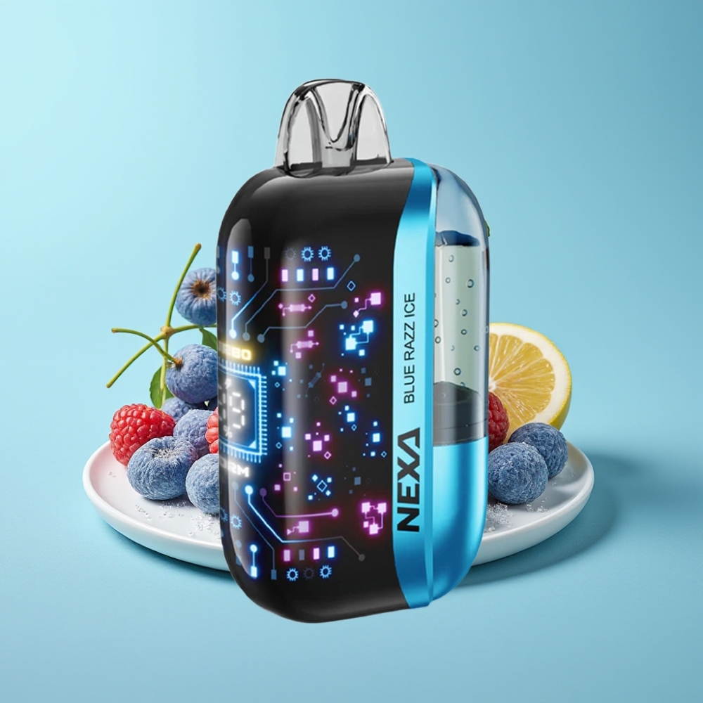 NEXA Ultra 50K使い捨べイプ ブルーレズアイス 20ml/800mAh/5%/0.9ohm