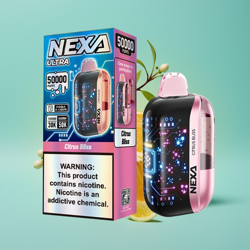 NEXA Ultra 50K ディスポーザブルベイプ シトラスブリス 20ml/800mAh/5% vape shop online Japan