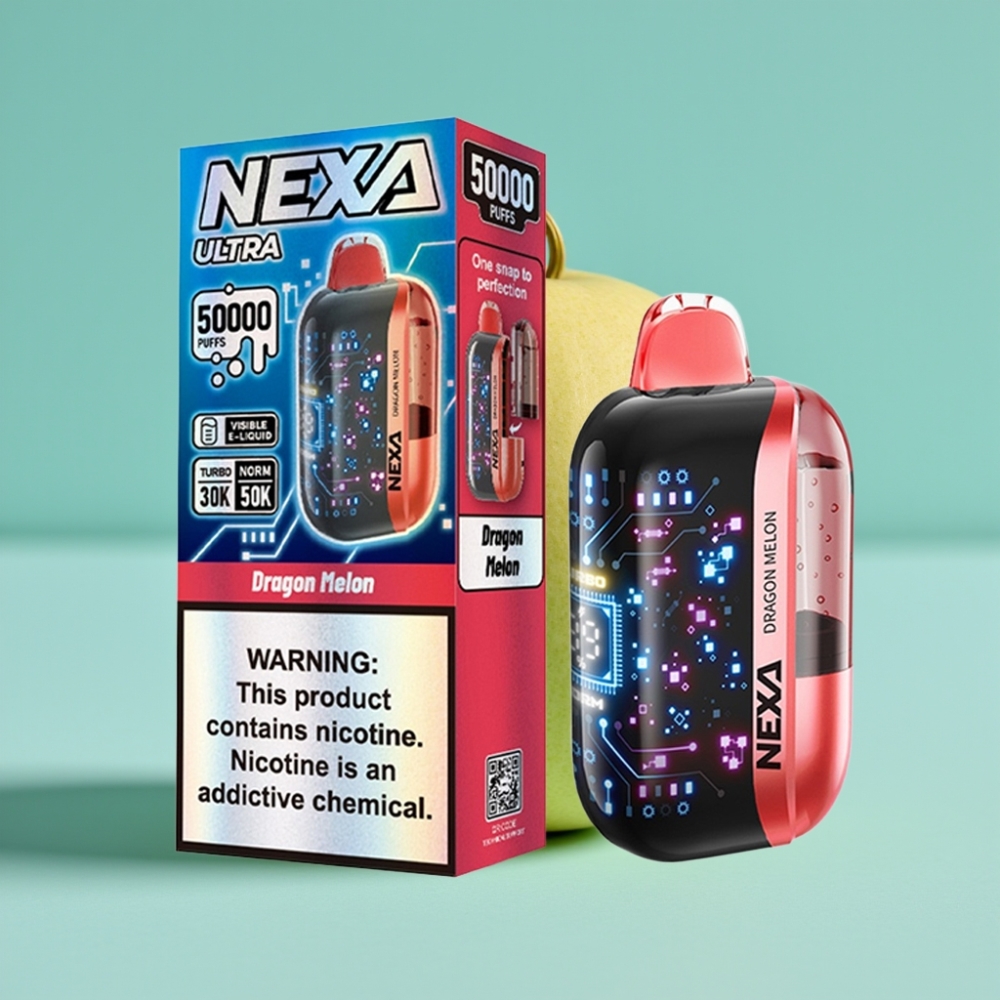 NEXA Ultra ドラゴンメロン 50K 使い捨てベイプ 20ml 800mAh 5% vape shop online Japan