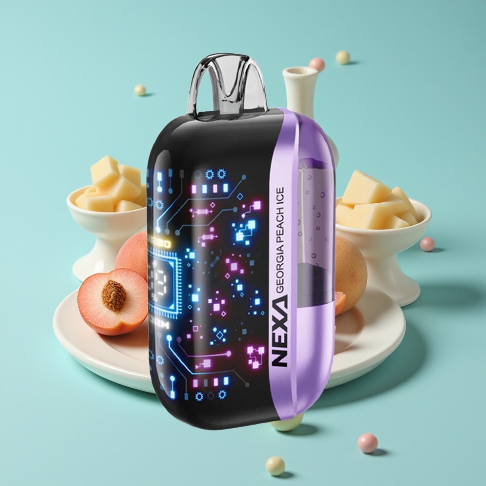 NEXA Ultra 50K 使い捨べイプ ジョージアピーチアイス 20ml 800mAh 5% vape shop online Japan