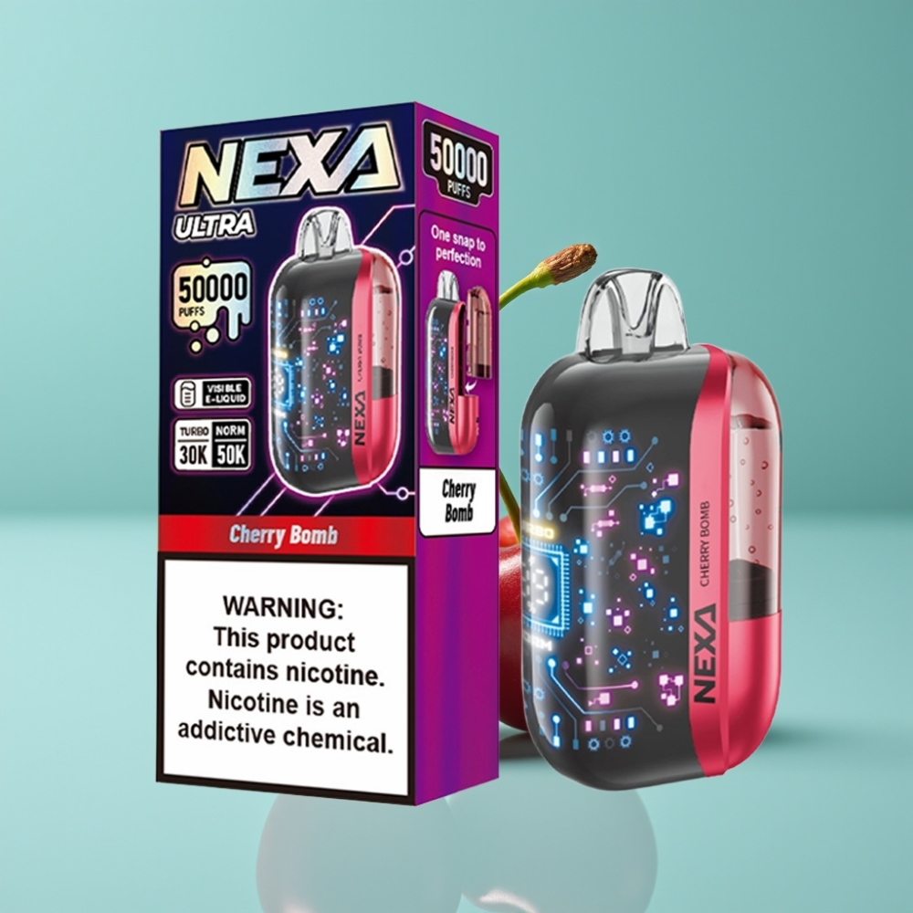NEXA Ultra 50K 使い捨てベイプ チェリー・ボンプ 20ml/800mAh/5% vape shop online Japan